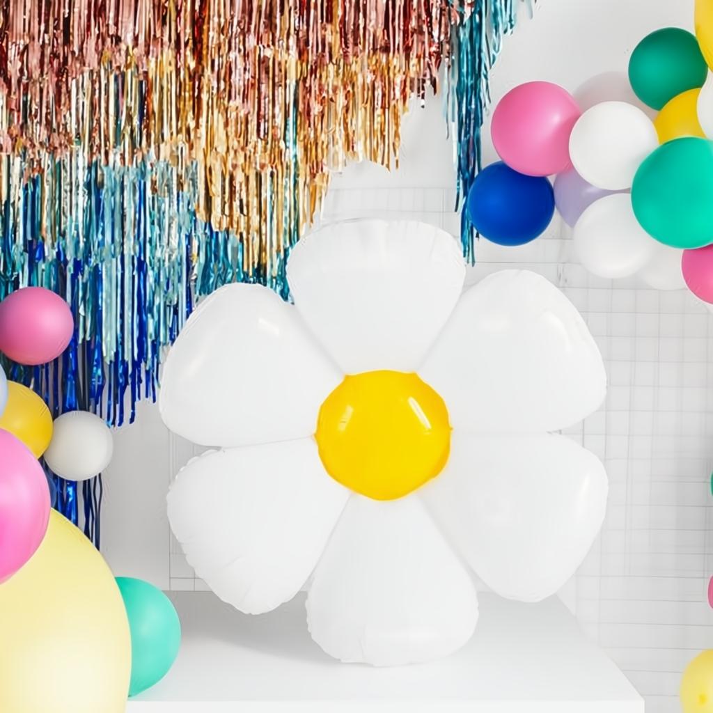 Folienballon Gänseblümchen, 97x103cm PartyDeco 2