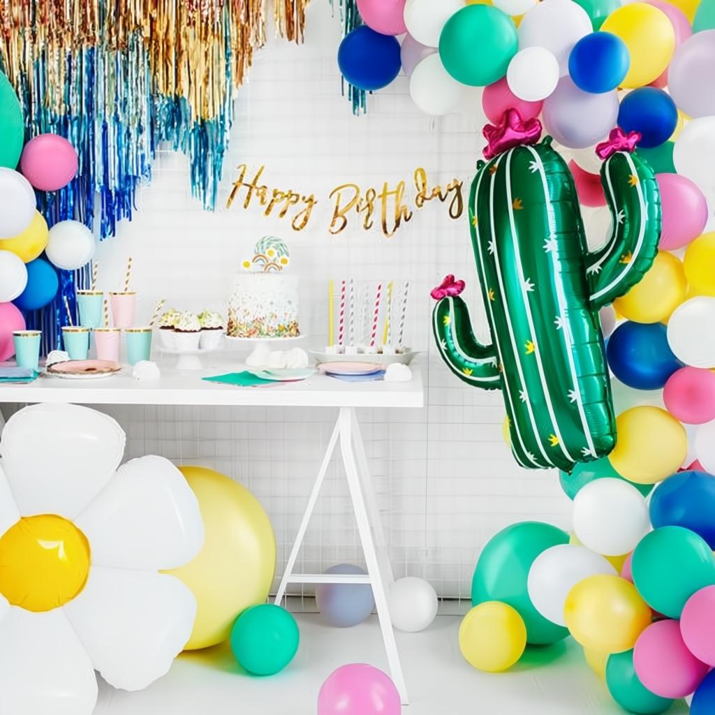 Folienballon Gänseblümchen, 97x103cm PartyDeco 3