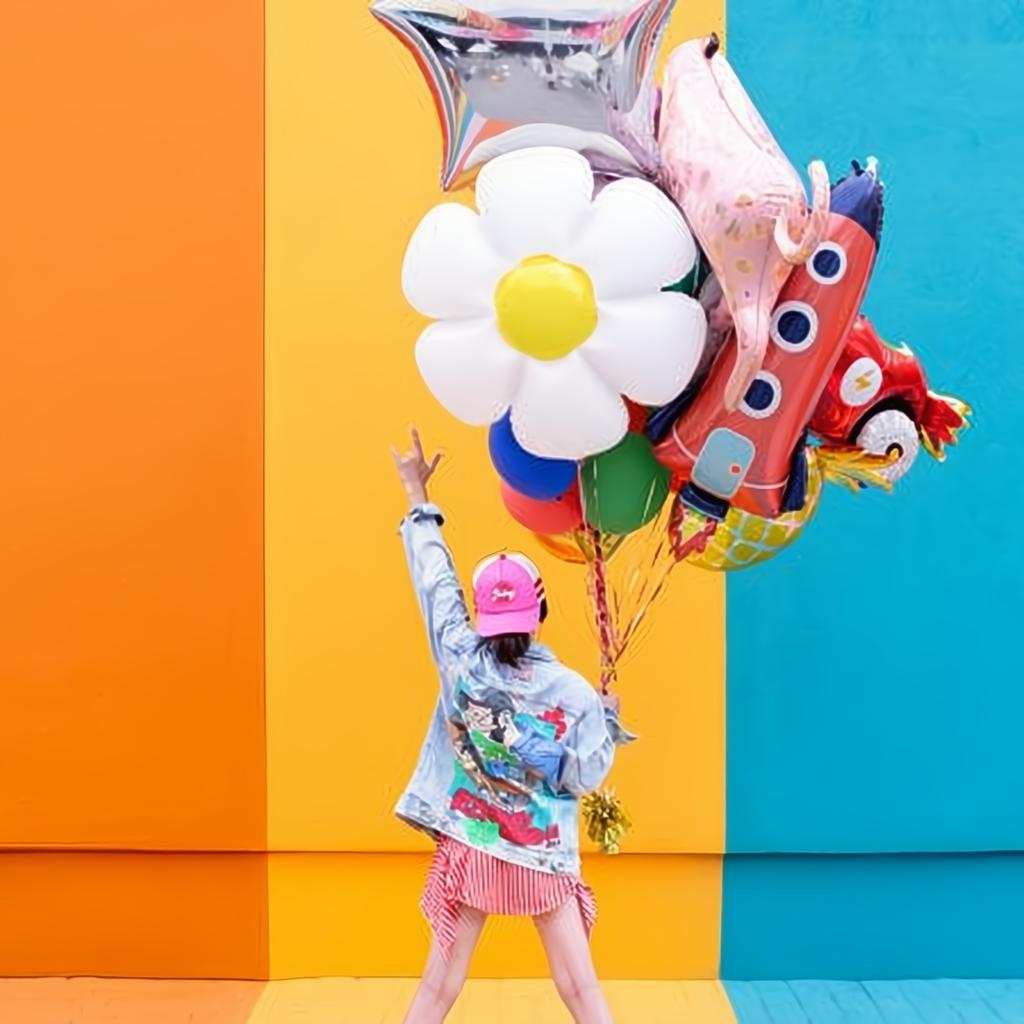 Folienballon Gänseblümchen, 97x103cm PartyDeco 7