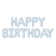 Folienballon Happy Birthday, 340x35cm, blau PartyDeco 1