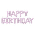 Folienballon Happy Birthday, 340x35cm, lila PartyDeco 1