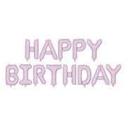 Folienballon Happy Birthday, 340x35cm, lila PartyDeco 1