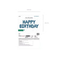 Folienballon Happy Birthday, 340x35cm, Marineblau PartyDeco 2