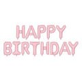 Folienballon Happy Birthday, 340x35cm, rosa PartyDeco 1