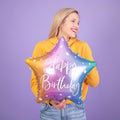 Folienballon Happy Birthday, 40cm PartyDeco 2
