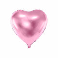 Folienballon Herz, 45cm, hellrosa PartyDeco 1