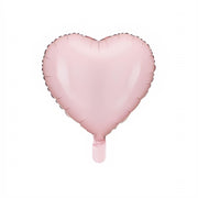 Folienballon Herz, 45cm, hellrosa PartyDeco 1