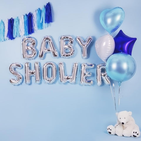 Folienballon Herz, 45cm, weiss PartyDeco 2