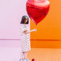 Folienballon Herz, 68x72cm, rot PartyDeco 2