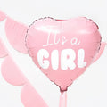 Folienballon Herz - It's a girl, 45cm, hellrosa PartyDeco 4