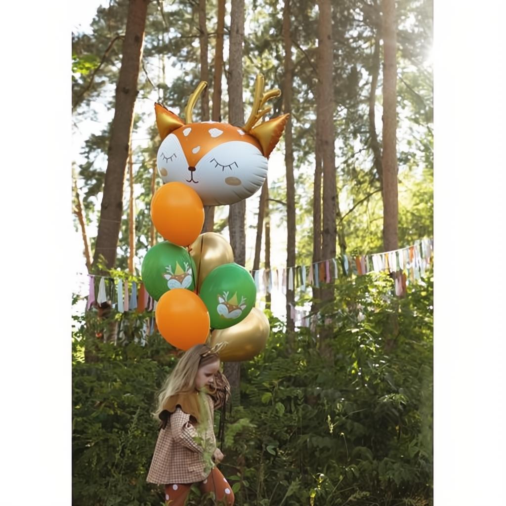 Folienballon Hirsch, 73x64cm PartyDeco 5