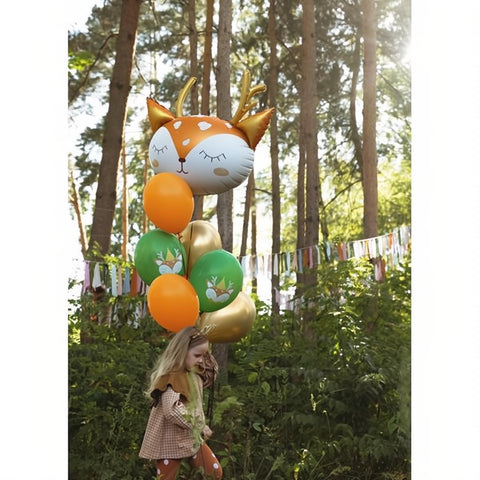 Folienballon Hirsch, 73x64cm PartyDeco 5