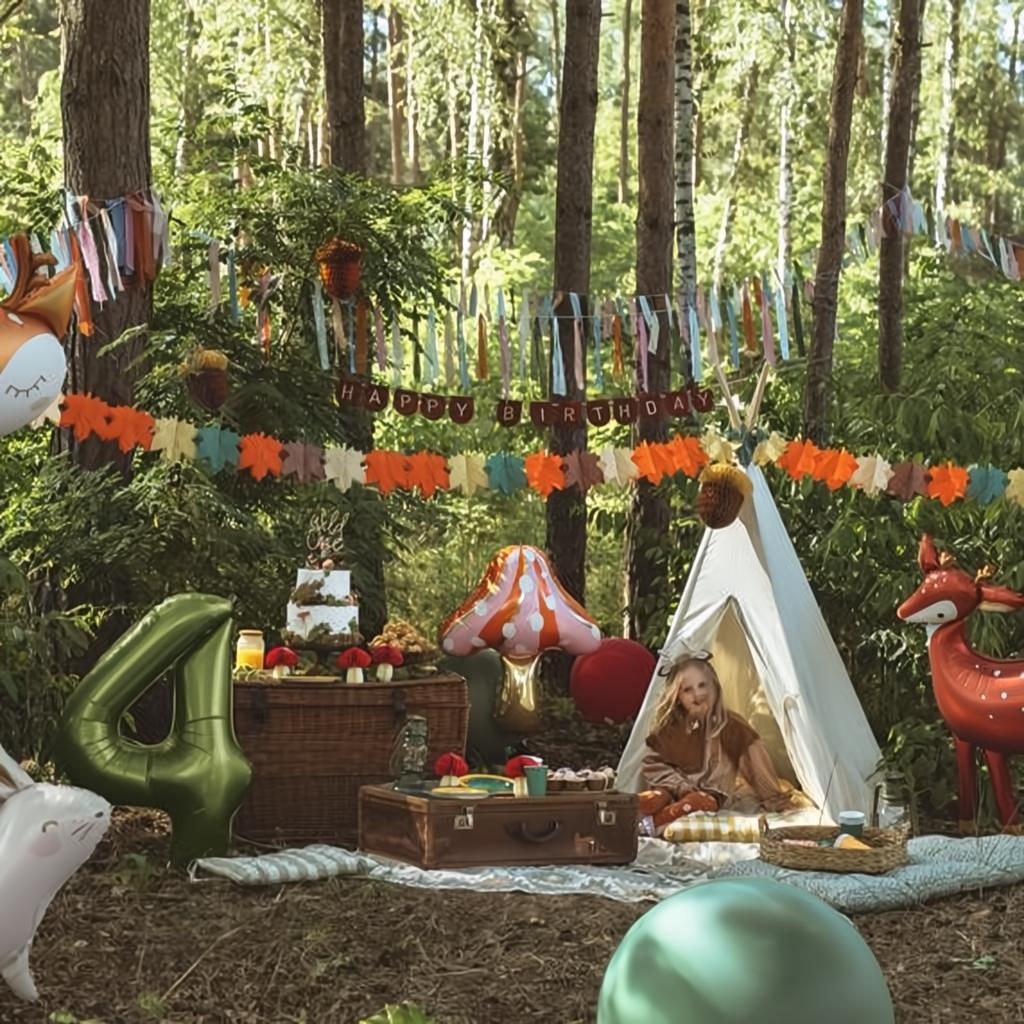 Folienballon Hirsch, 80x105cm PartyDeco 4