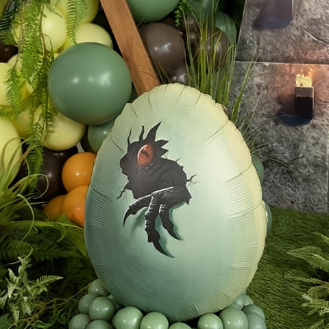 Folienballon Jurassic World Dinosaurier-Ei, 48x64 cm PartyDeco 2