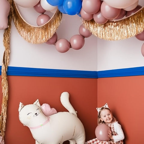 Folienballon Kätzchen, 83 x 77 cm PartyDeco 2