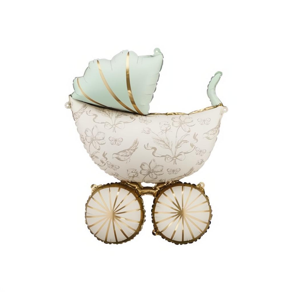 Folienballon Kinderwagen, 67x96 cm.