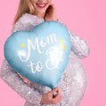 Folienballon Mom to Be, 35cm, blau PartyDeco 2