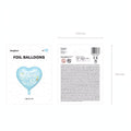 Folienballon Mom to Be, 35cm, blau PartyDeco 6
