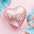 Folienballon Mom to Be, 35cm, rosa PartyDeco 3