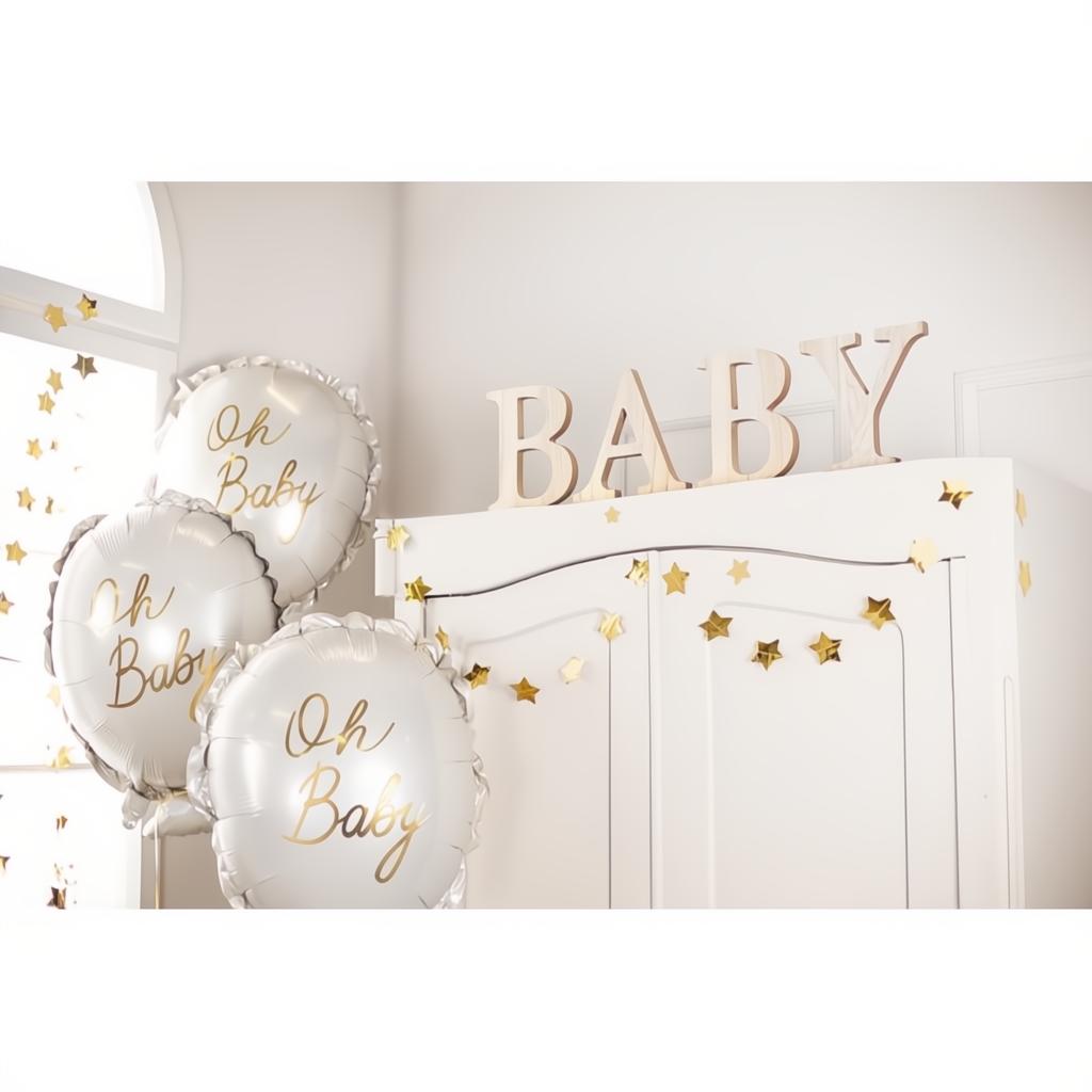 Folienballon Oh baby, 53x69 cm PartyDeco 3