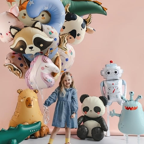 Folienballon Panda, 68x72 cm PartyDeco 3