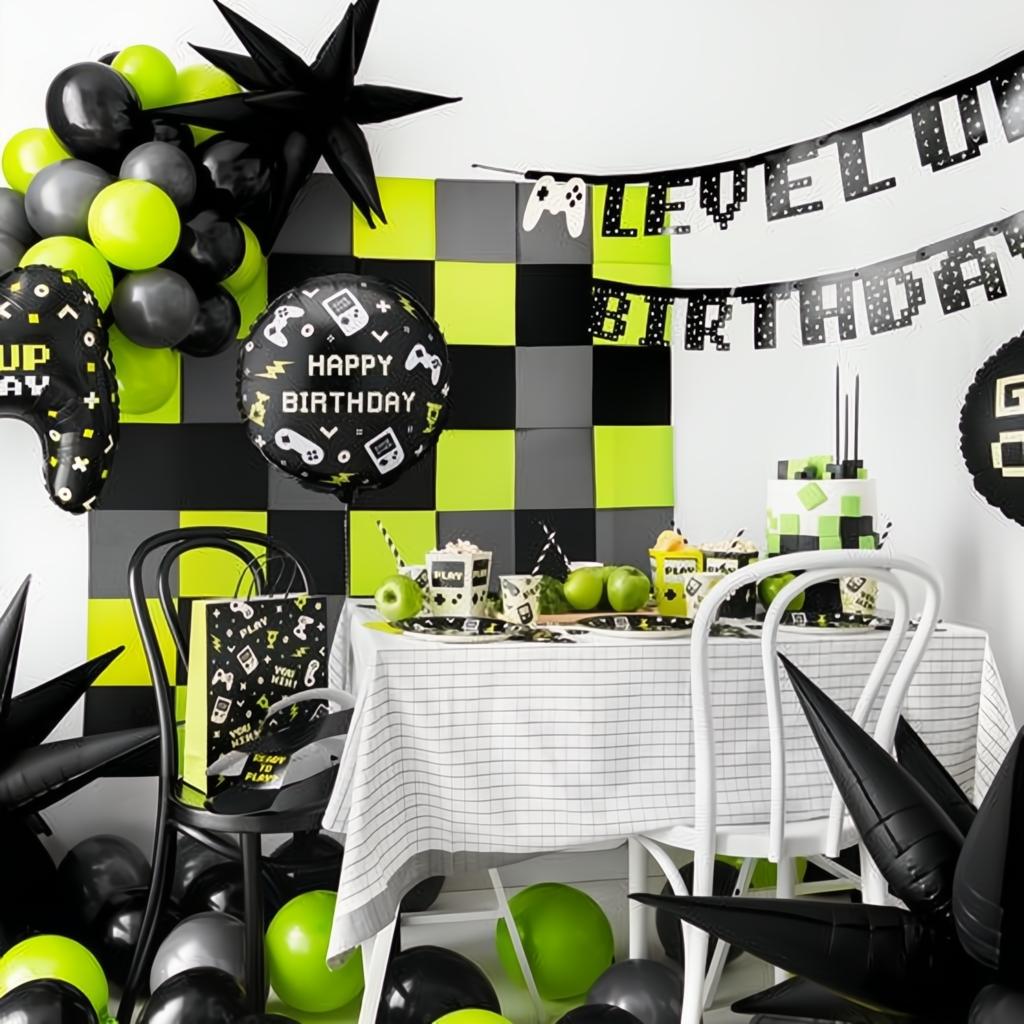 Folienballon Pastille Happy Birthday, 35x35 cm PartyDeco 2