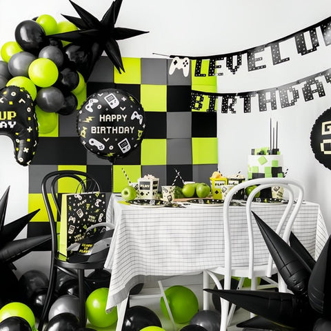 Folienballon Pastille Happy Birthday, 35x35 cm PartyDeco 2