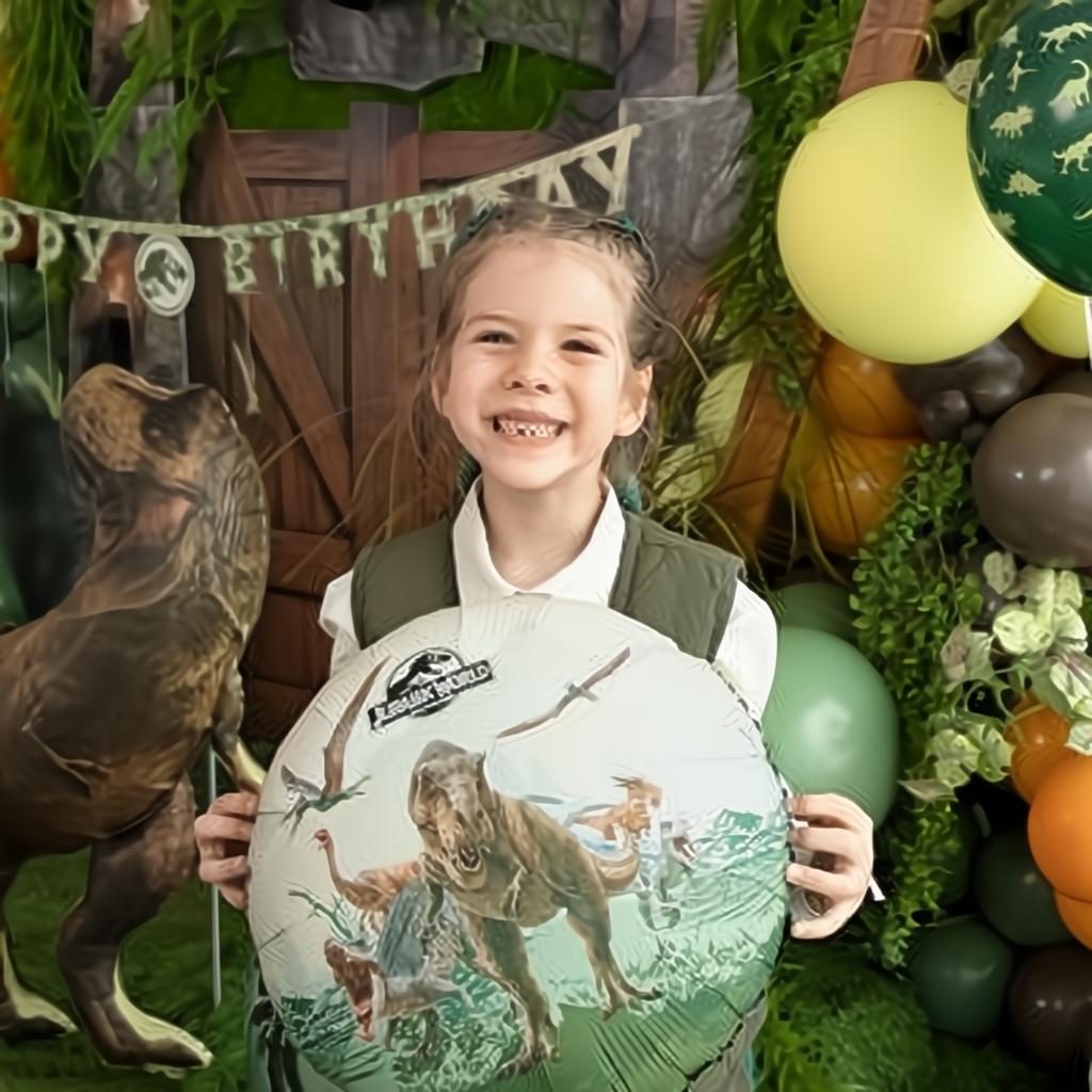 Folienballon Pastille Jurassic World, 35x35 cm PartyDeco 3