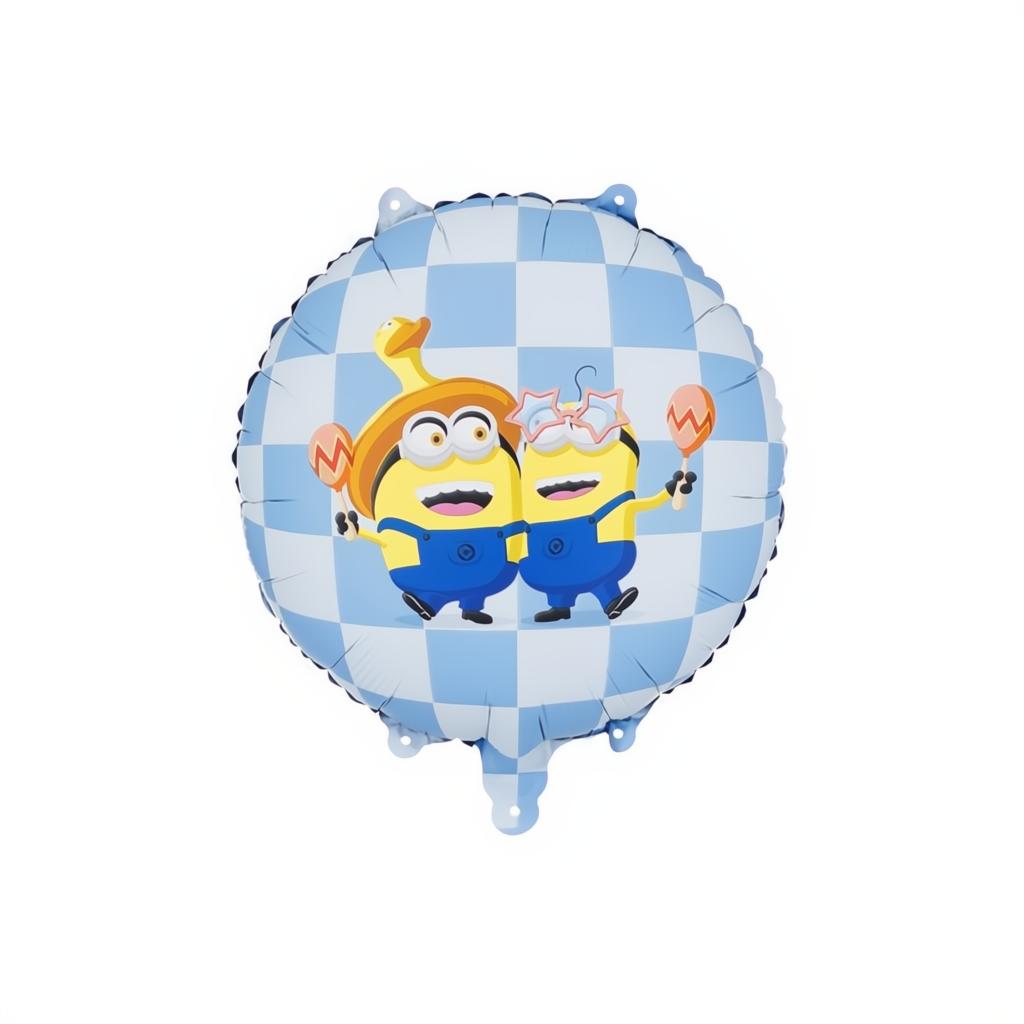 Folienballon Pastille Minions, 35x35 cm PartyDeco 1