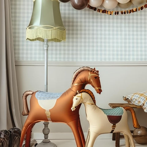 Folienballon Pferd, 86,5x73 cm PartyDeco 2