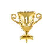 Folienballon Pokal, 64x61cm, gold PartyDeco 1