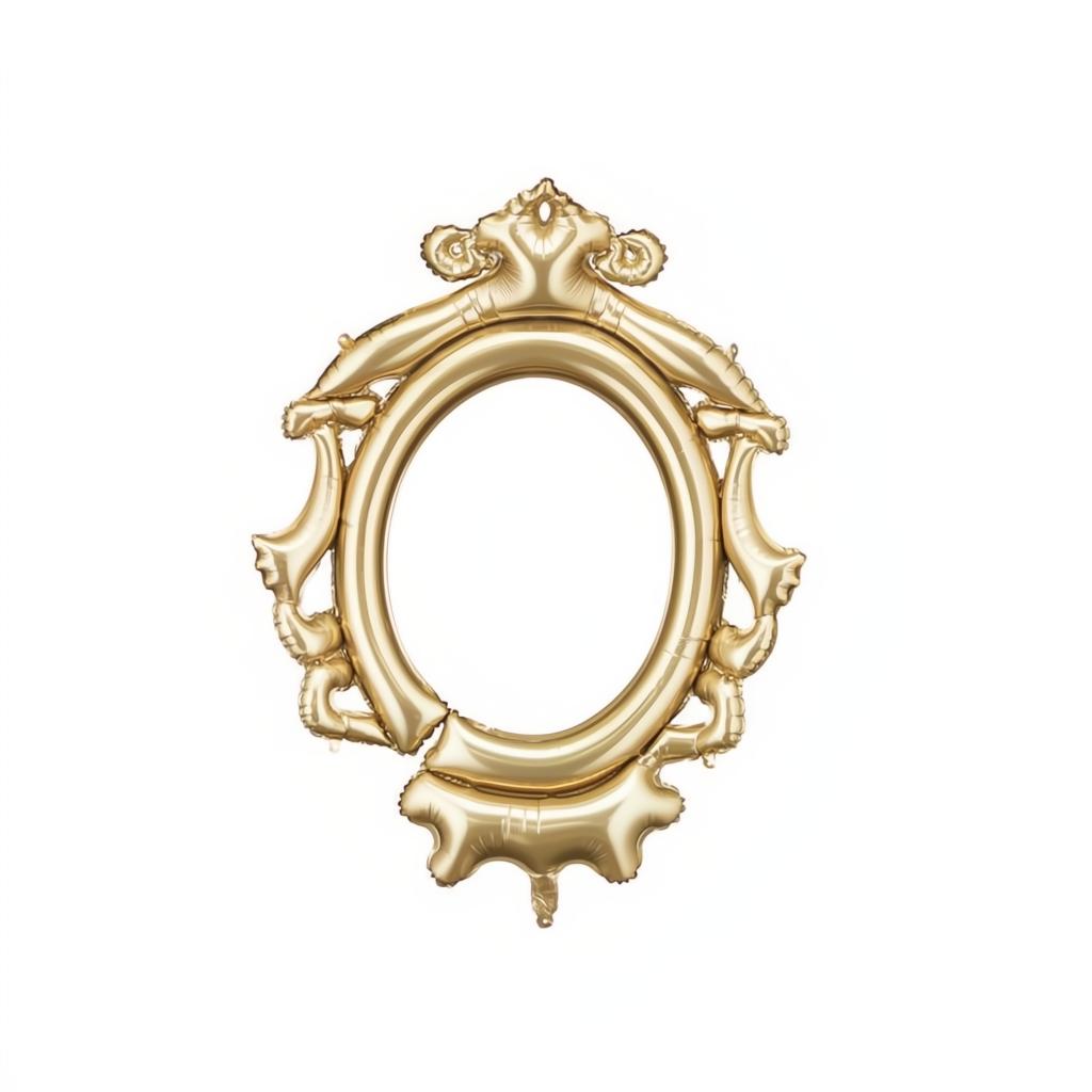 Folienballon Rahmen, 78x95 cm, Gold PartyDeco 1
