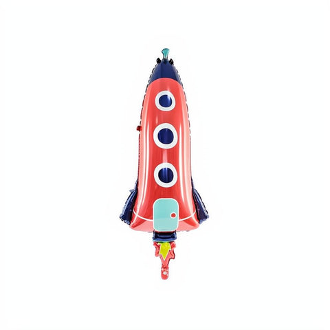 Folienballon Rakete, 44x115cm PartyDeco 1