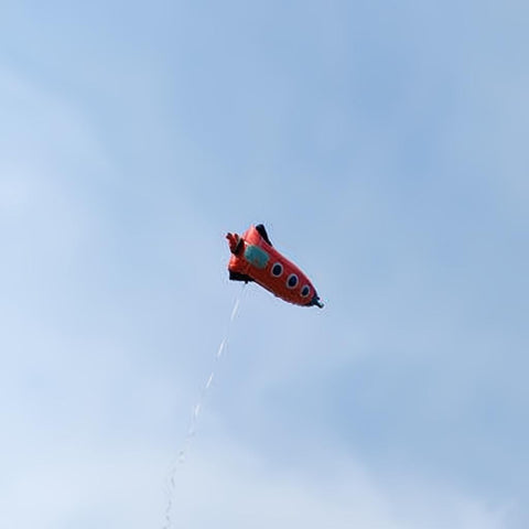 Folienballon Rakete, 44x115cm PartyDeco 4