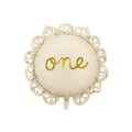 Folienballon Raute mit Rüsche One, 51,5x51,5 cm PartyDeco 1