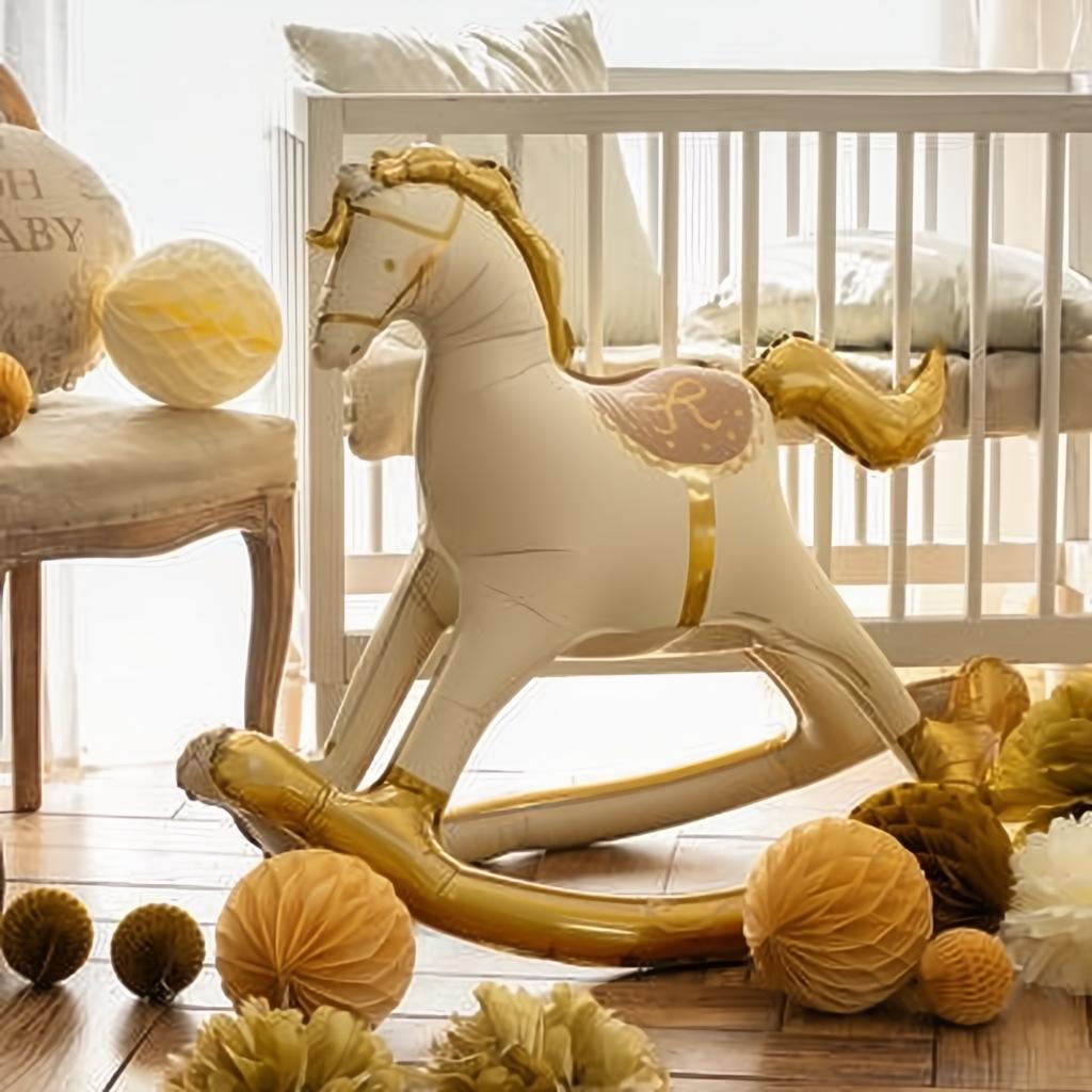 Folienballon Schaukelpferd, 118x104 cm PartyDeco 2