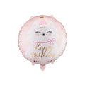 Folienballon Scheibe Kätzchen, 35x35 cm, sortiert PartyDeco 1