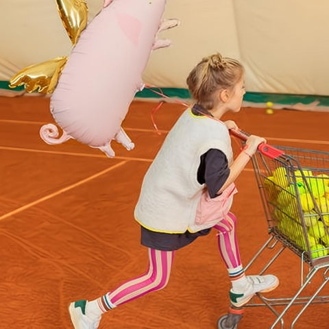 Folienballon Schweinchen, 72x46cm PartyDeco 2