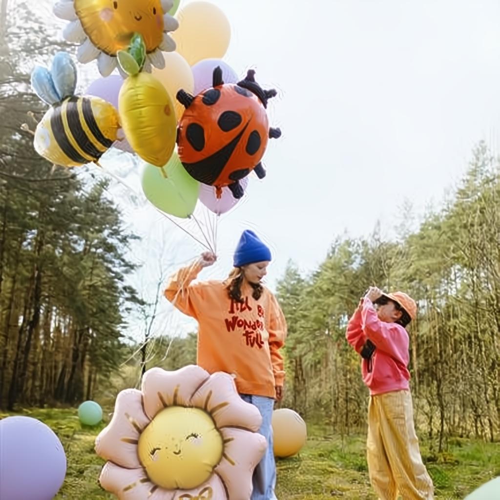 Folienballon Sonne, 90 cm PartyDeco 4