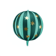 Folienballon Sternenkugel, 75 cm, grün PartyDeco 1