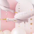 Folienballon Storch, 103x60 cm, hellrosa PartyDeco 2