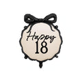Folienballon Tablette Happy ''18'', 47.5x45 cm PartyDeco 1