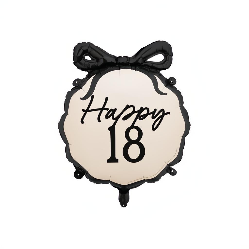 Folienballon Tablette Happy ''18'', 47.5x45 cm PartyDeco 1