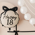 Folienballon Tablette Happy ''18'', 47.5x45 cm PartyDeco 2