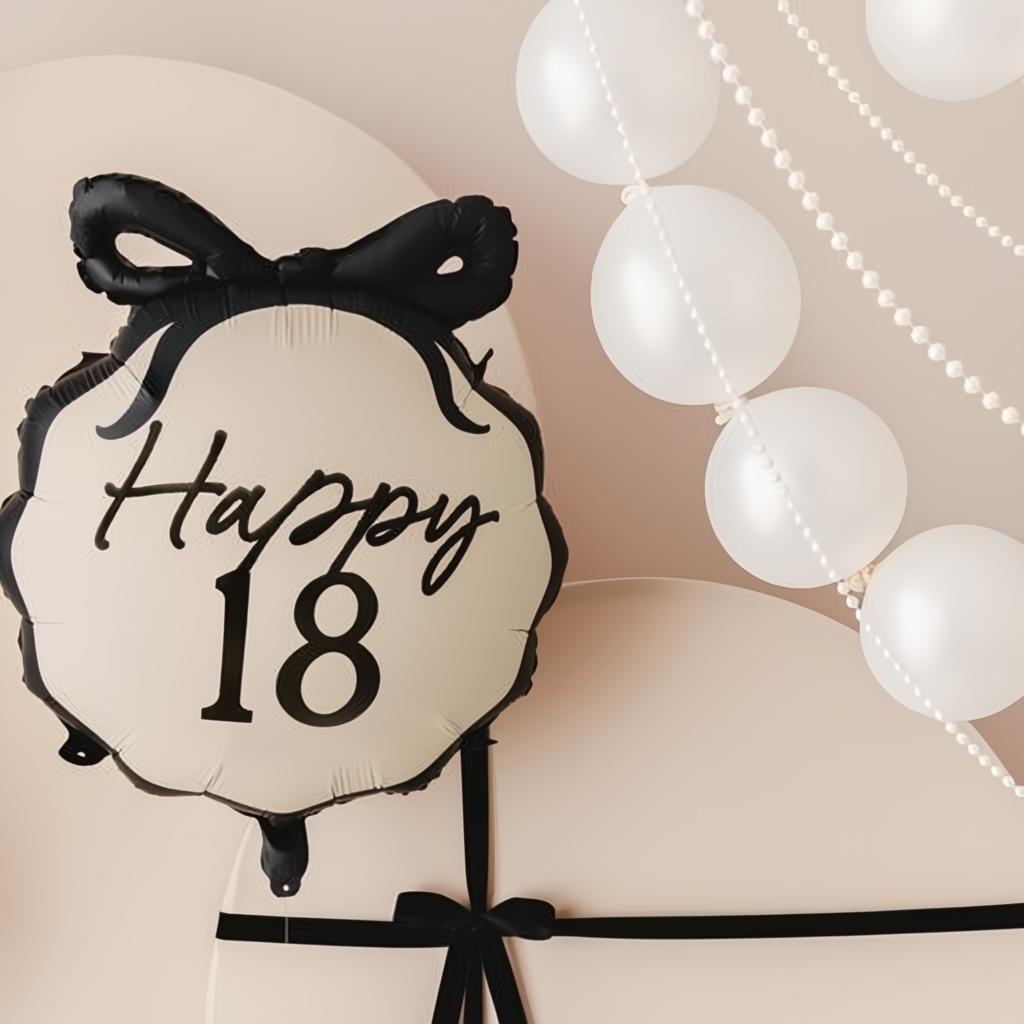 Folienballon Tablette Happy ''18'', 47.5x45 cm PartyDeco 2