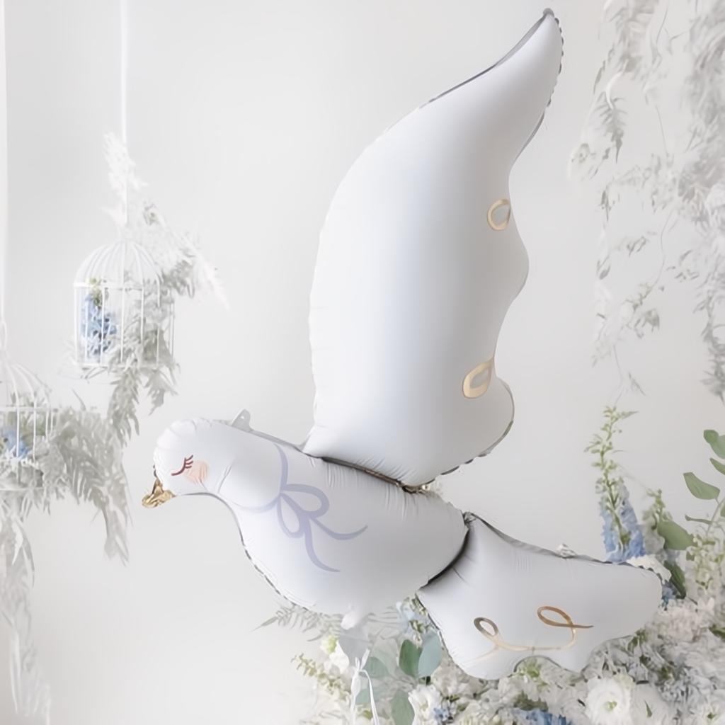 Folienballon Taube, 80x100 cm PartyDeco 2