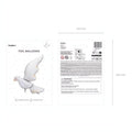 Folienballon Taube, 80x100 cm PartyDeco 5