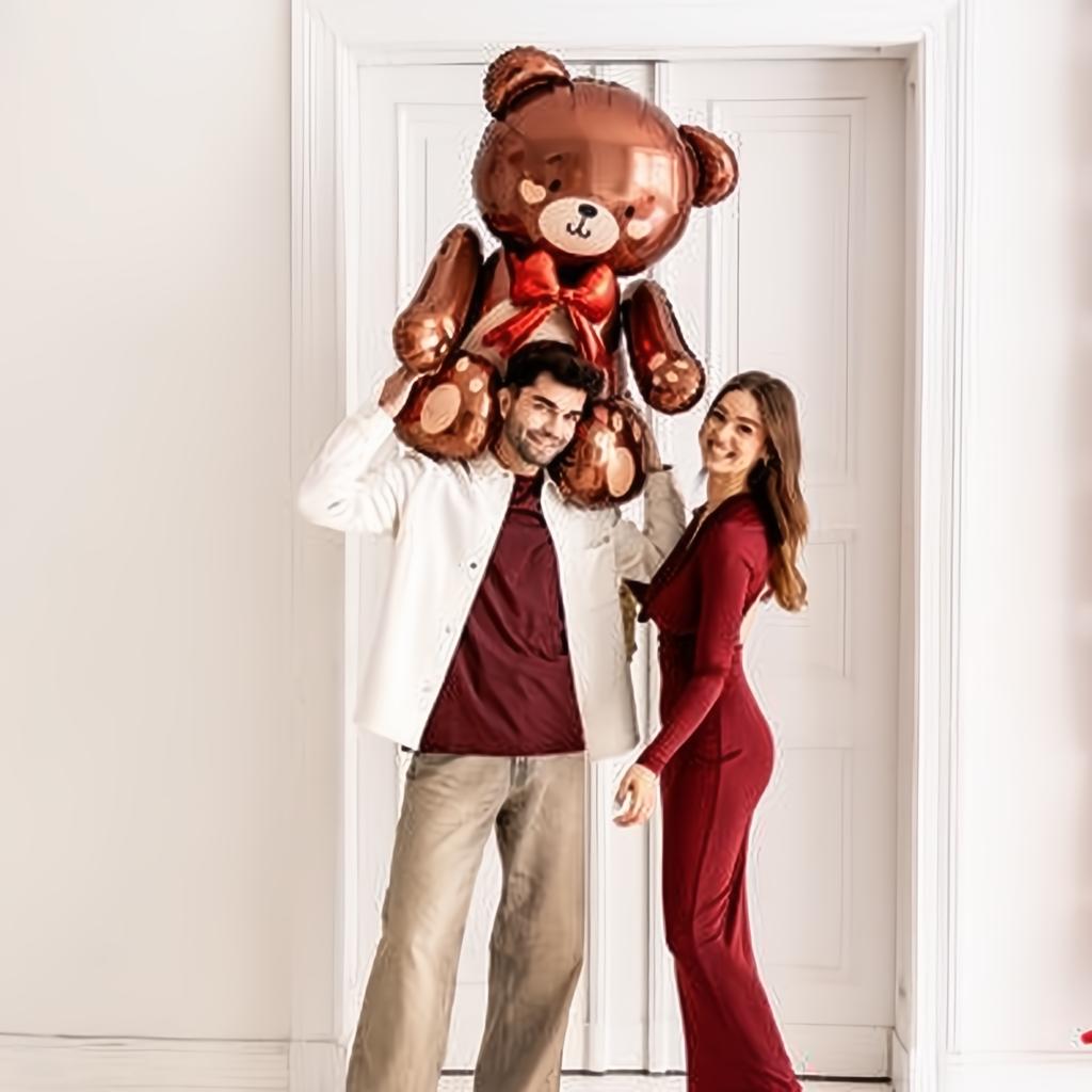 Folienballon Teddybär, 75x84cm PartyDeco 3