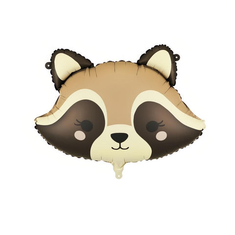 Folienballon Waschbär, 59x39 cm PartyDeco 1