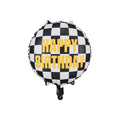 Folienballon Zielflagge, 45 cm PartyDeco 1